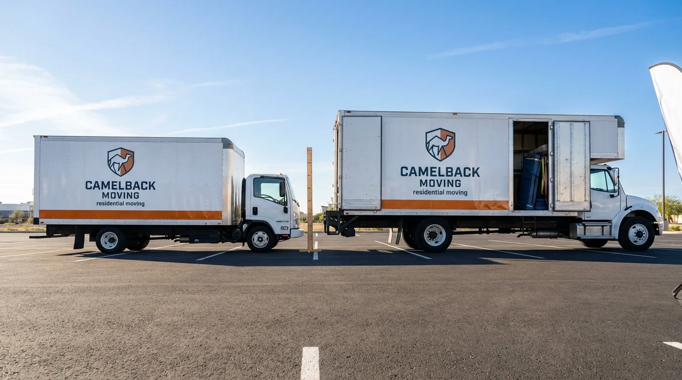 Moving truck size capacity guide in Honey Grove
